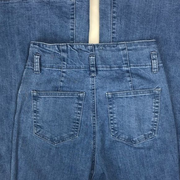 Akira The Zone I’m In High Waist Flared Jeans missing belt size Small - Picture 6 of 11